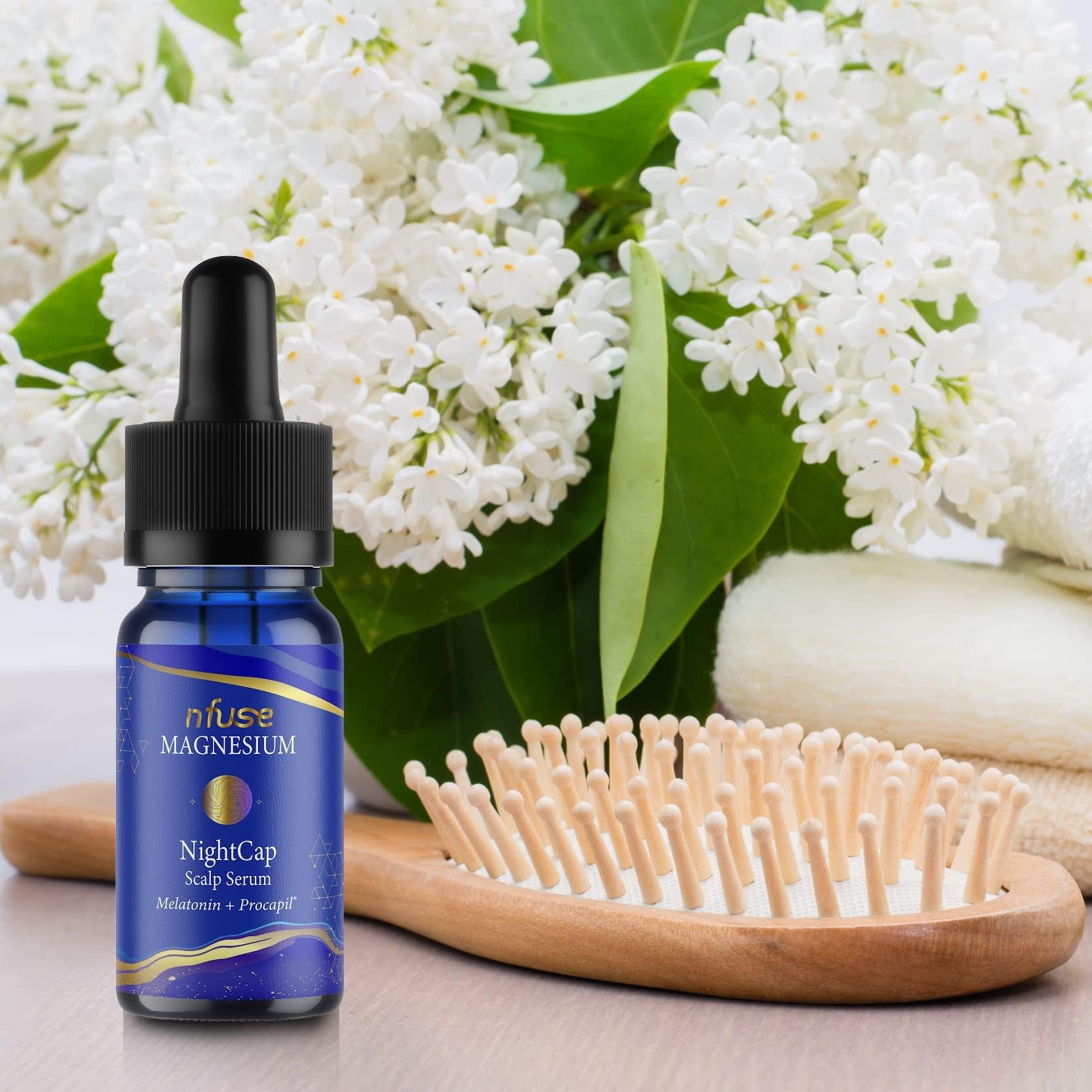 nfuse NightCap Serum – Formule légère sans parfum adaptée à tous types de cheveux