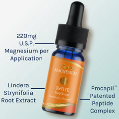 nfuse Procapil peptide complex close-up highlighting reduced shedding and denser hair.