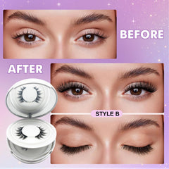 NGWDBA Hunnyfit magnetic lash applicator in hand for easy placement