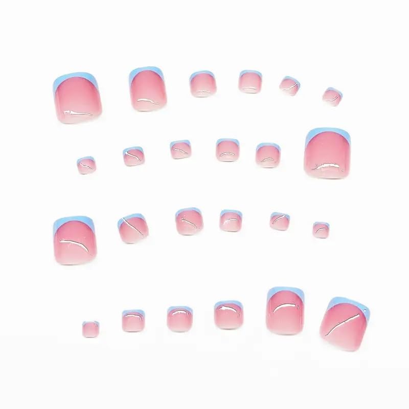NHIXK nails being pressed on for fast, mess-free application.