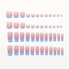 NHIXK jelly glue stickers pack shown, reusable option for nail wear.