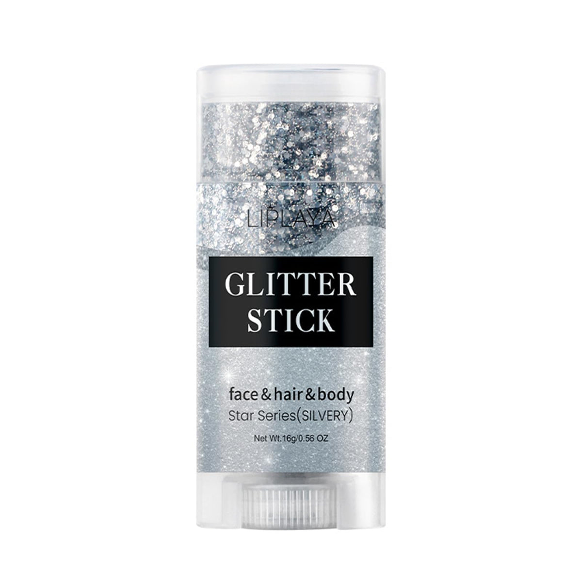 NHIYQF Face Glitter Stick close-up showing fine glitter for festival looks.