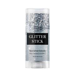 NHIYQF Face Glitter Stick close-up showing fine glitter for festival looks.