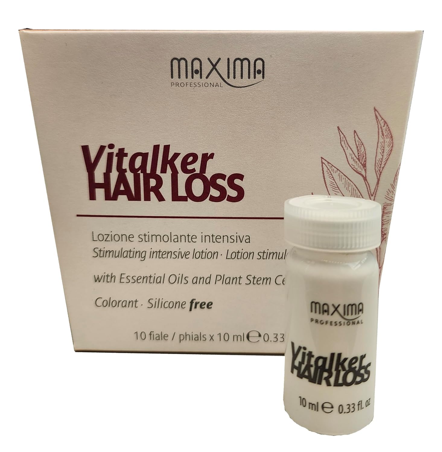 NHP Vitalker scalp massage shows distribution of lotion for better absorption.