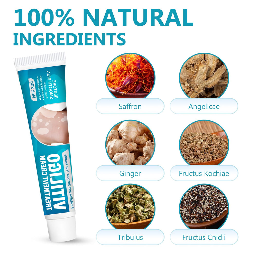 NHZ Vitiligo Cream bottle and cap design for easy application.