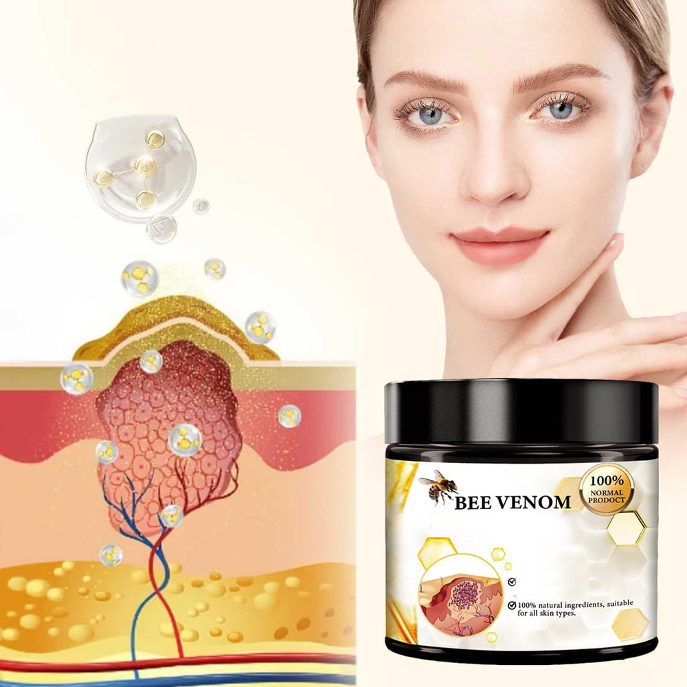 Niaoyun Bee Venom Cream packaging highlights portable care.
