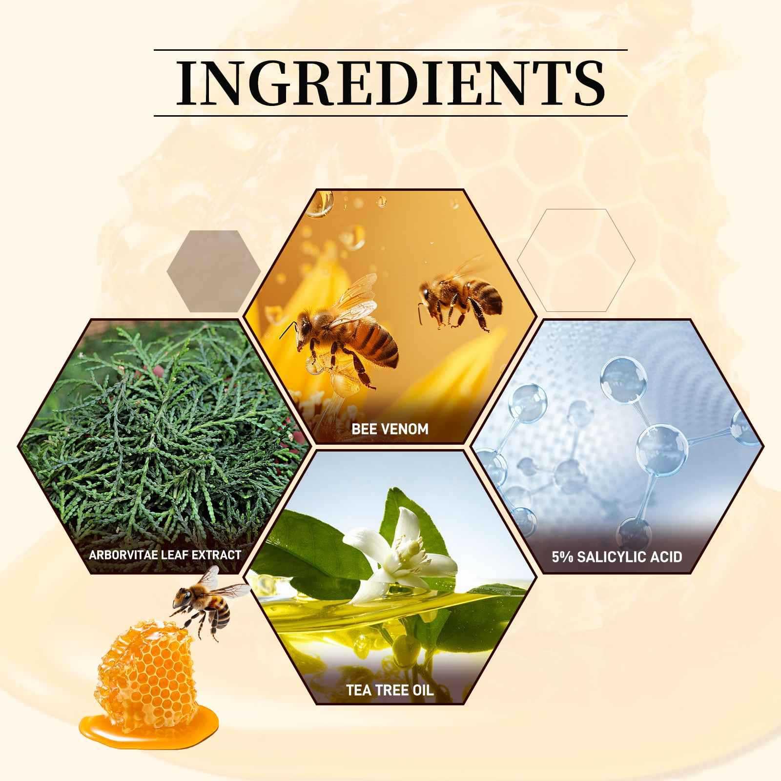 Niaoyun Bee Venom Cream on skin for moisture.