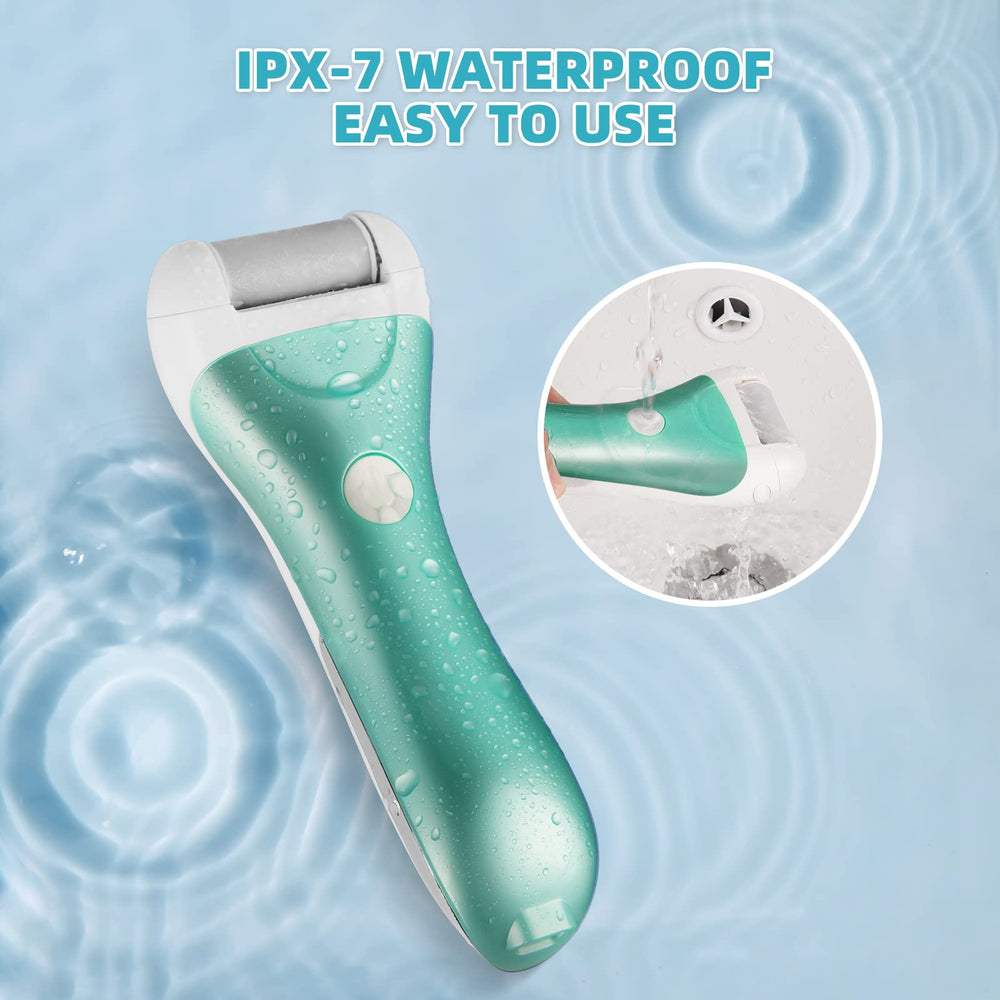 NiceBirdie waterproof IPX7 foot file for use in wet or dry pedicure routines.