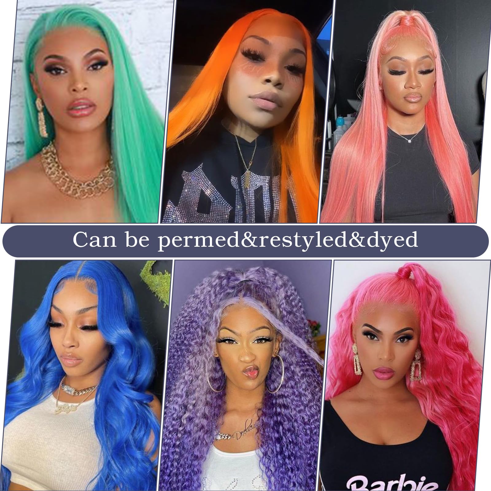 Nicele Ann straight wig offers versatile parting and ponytail options
