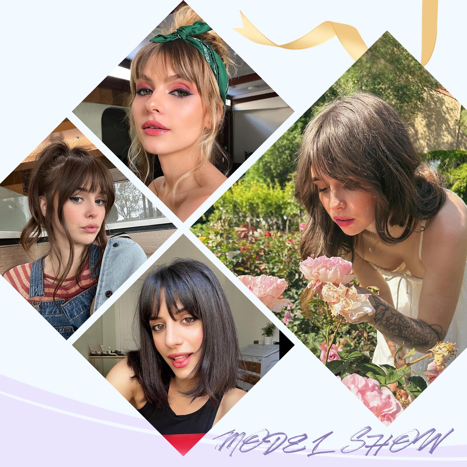 Niceone Hair easy-care bangs after-care guidance for revived volume.