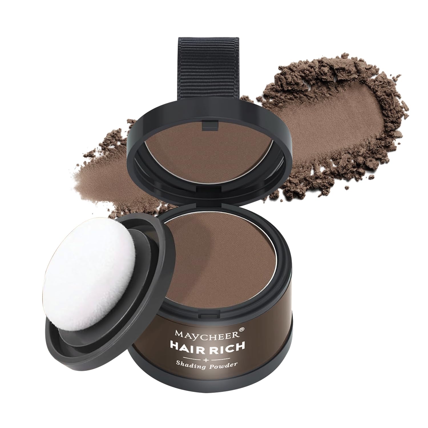 Nicgou Maycheer Hairline Shadow Powder compact creates natural hairline definition.