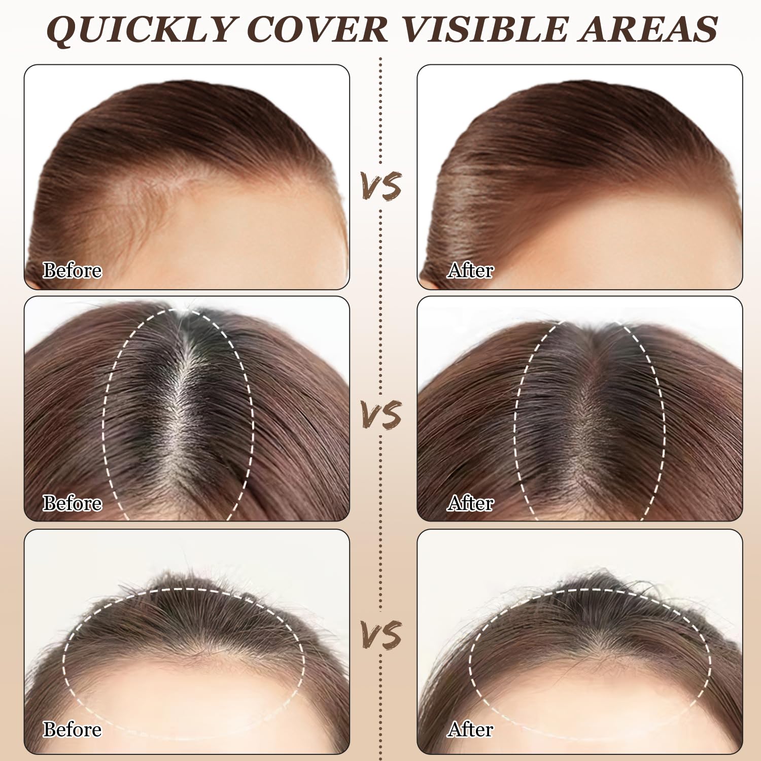 Nicgou Maycheer Hairline Shadow Powder mirror for quick on-the-go touch-ups.