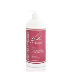 Nick Chavez Plumper N Thicker conditioner bottle with Bio-Gen formula for fuller, nourished hair.