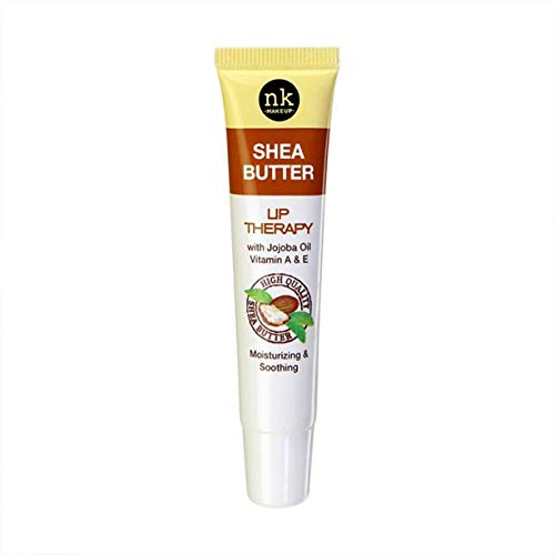 Nicka K New York Shea Butter Lip Therapy jar with jojoba oil for deep hydration.