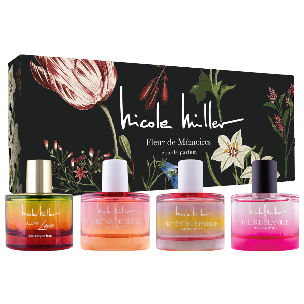 Nicole Miller Fleur de Memoires All My Love EDP bottle for an evening scent