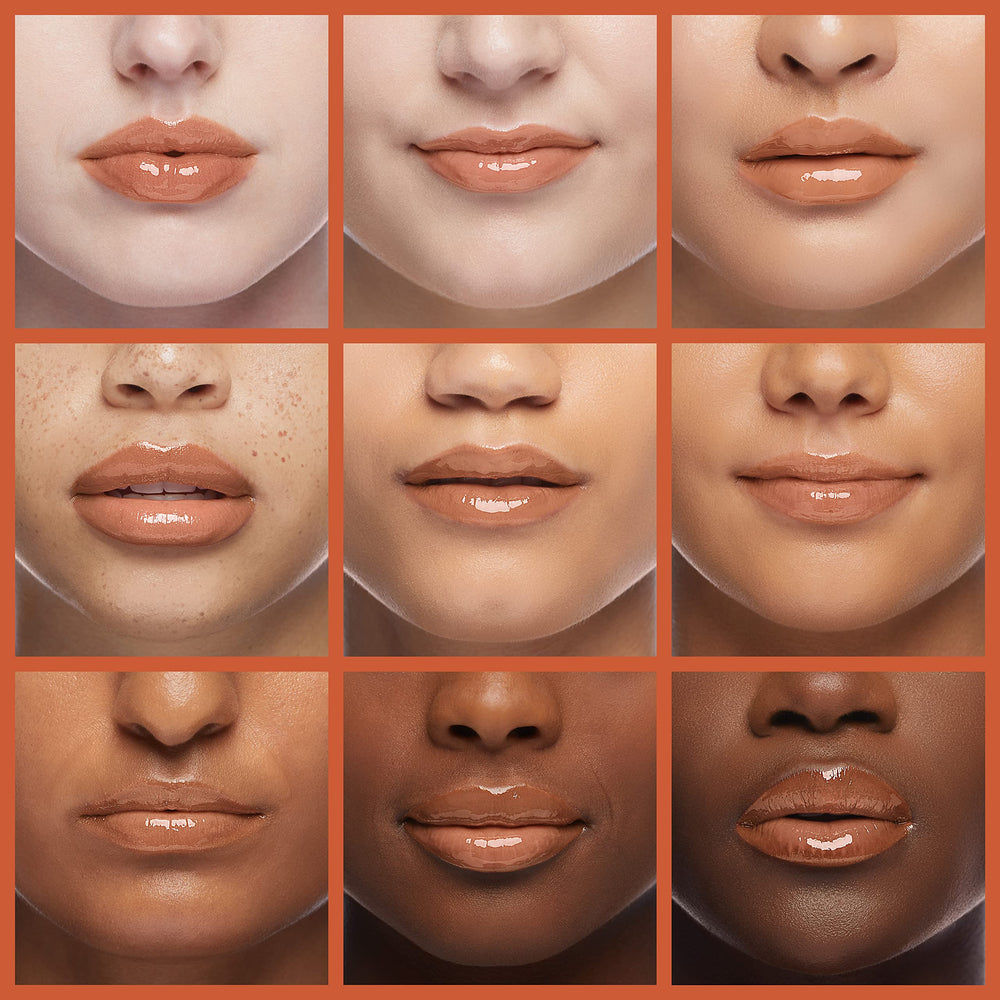 Nicole Miller Lip Gloss Collection shade 04 swatch provides rich color with comfortable wear