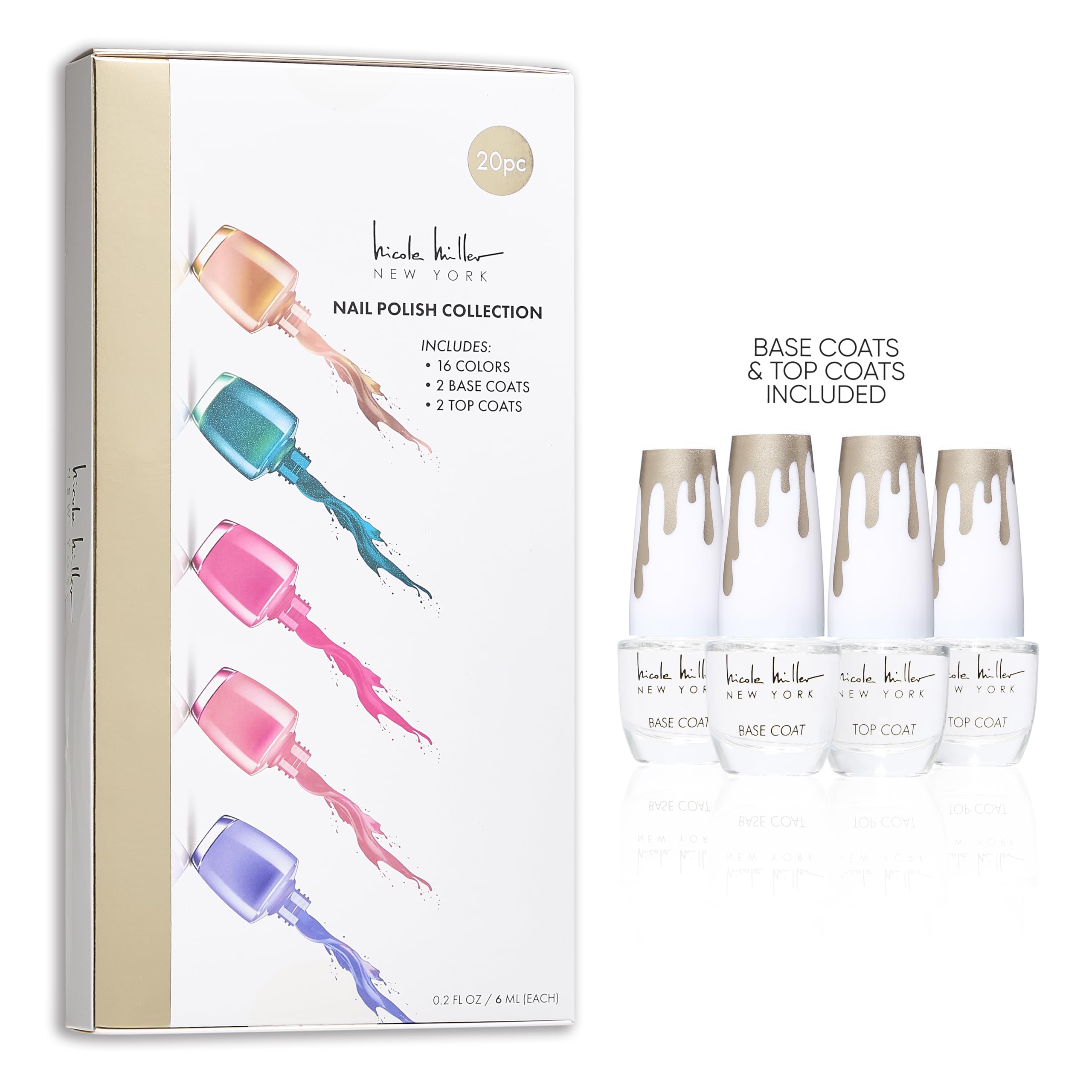 Nicole Miller New York base coat bottle priming nails for smooth adhesion