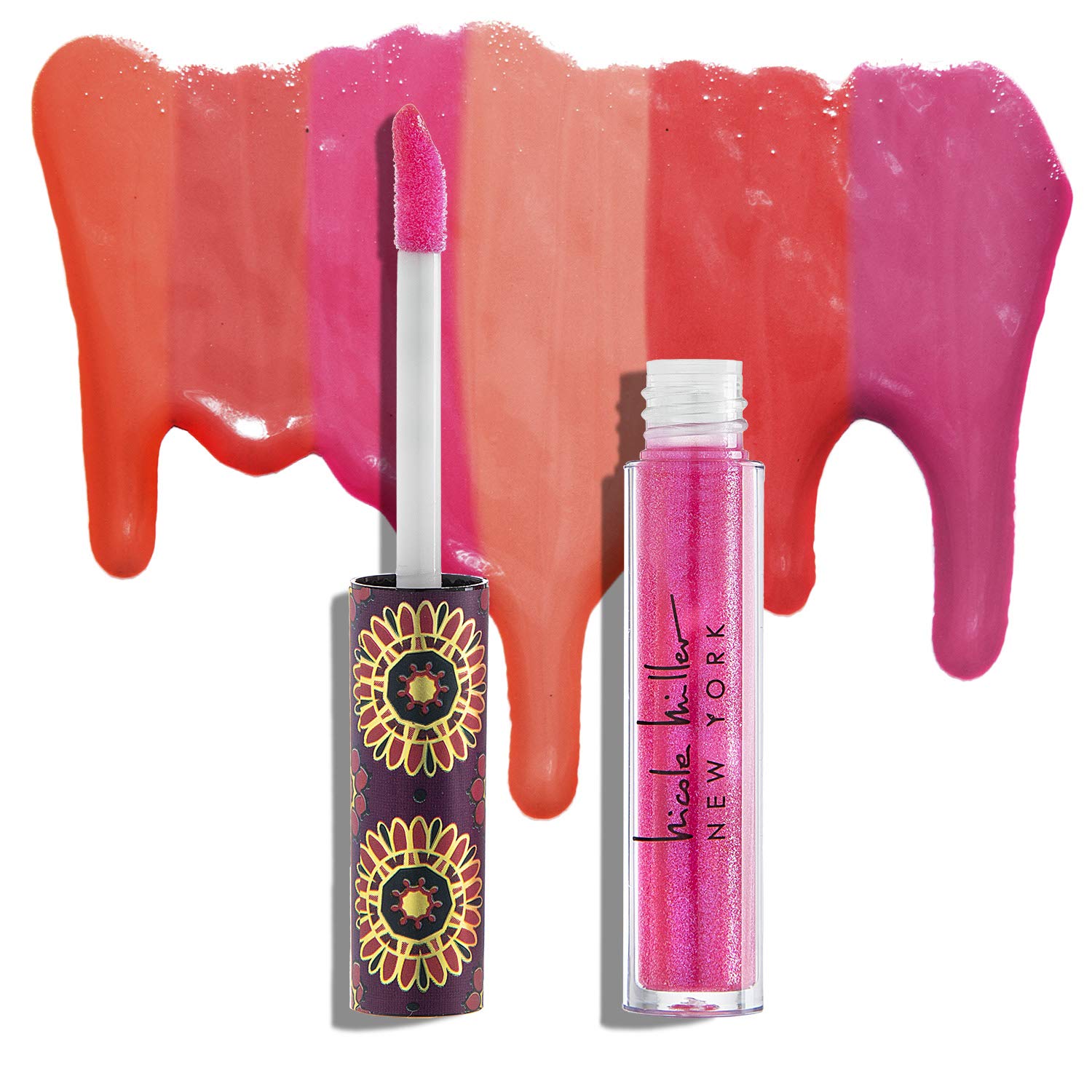 Nicole Miller New York lip gloss collection 10 shades for daily wear