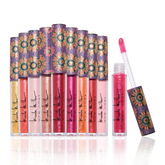 Nicole Miller New York lip gloss collection pink shimmer for radiant lips