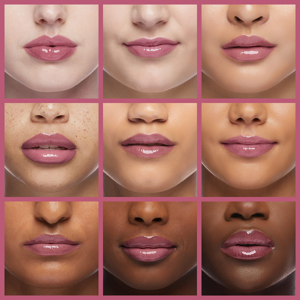 Close-up of Nicole Miller lip gloss tube for precision application