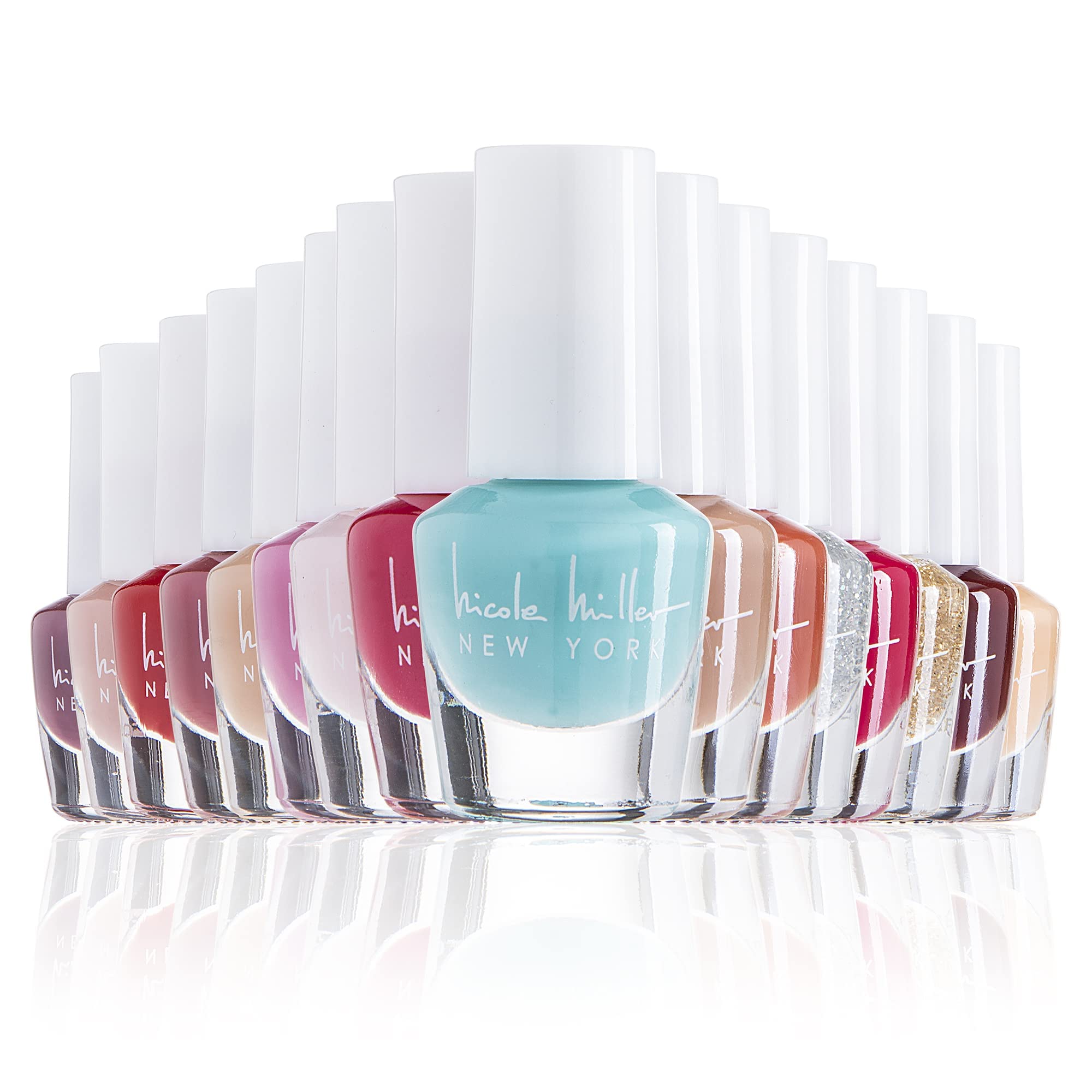 Nicole Miller New York mini nail polish packaging showcases an elegant gift-worthy presentation