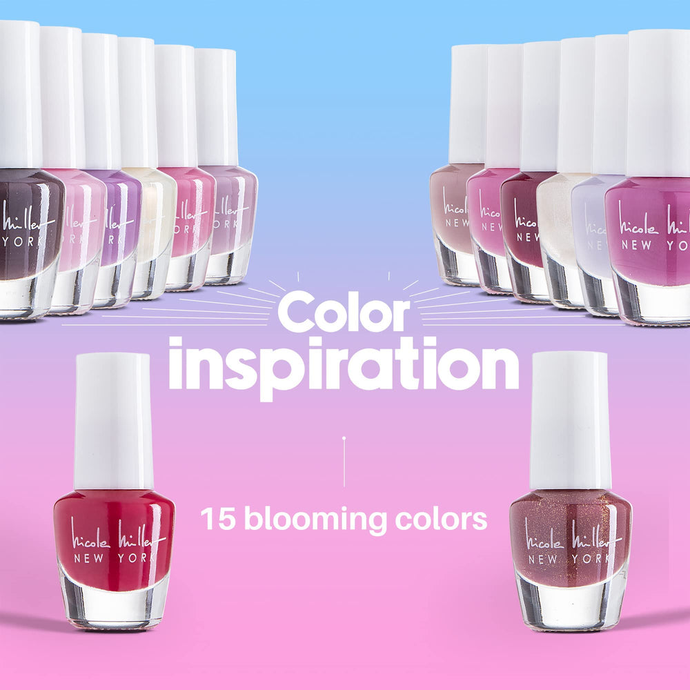 Nicole Miller New York mini nail polish set box ready for gifting or party favors
