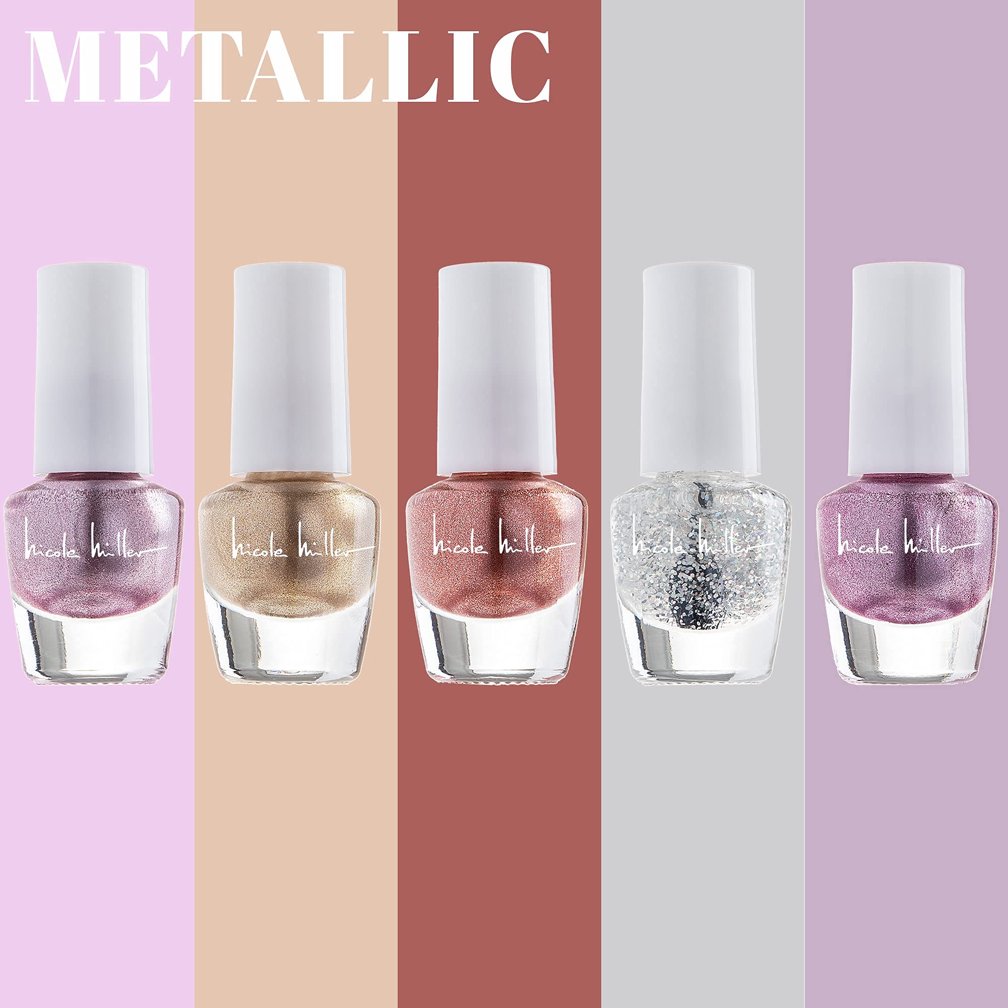 Nicole Miller New York mini polish set packaging ideal for gifting.