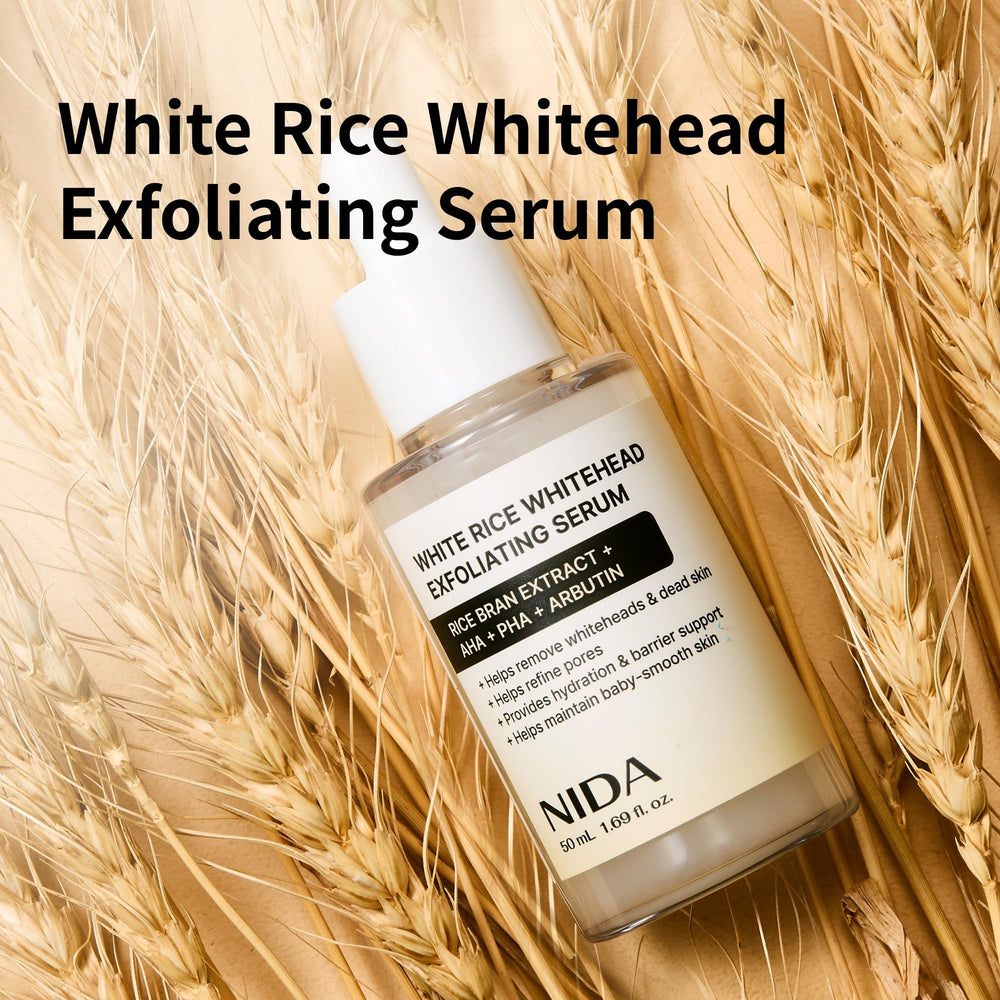 Close-up of the NIDA serum label for easy application guidance.