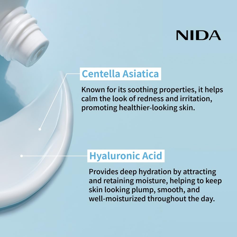 NIDA Youthful Formula hyaluronic acid texture close-up indicating deep hydration