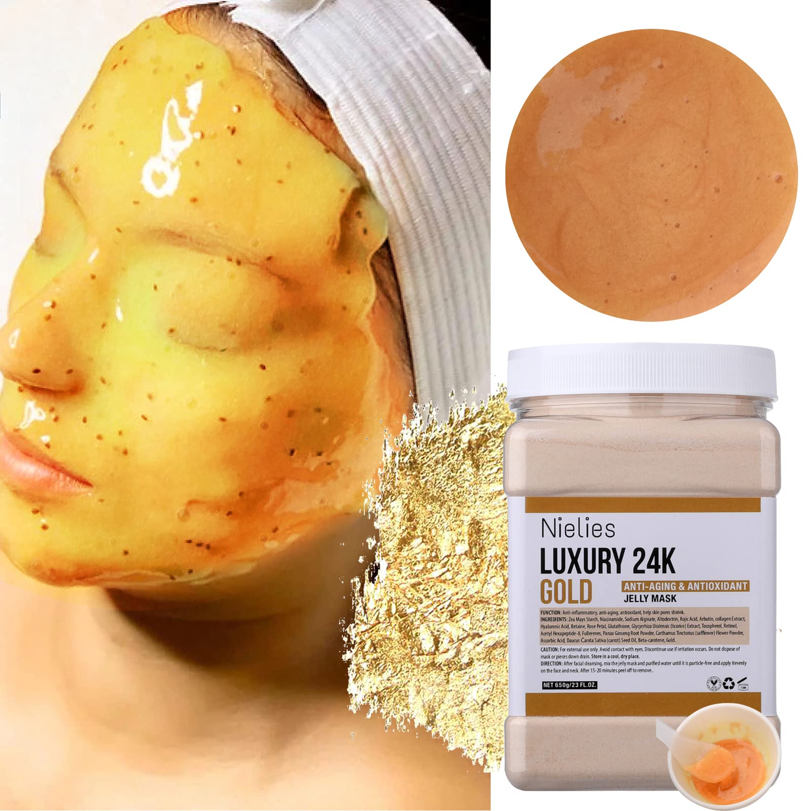 Nielies Jelly Mask creates an occlusive layer to lock in moisture.