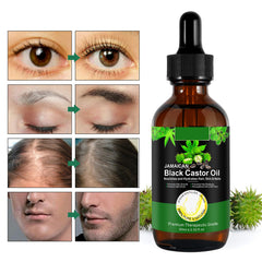 NIFEISHI castor oil supports hair shine and perceived fullness.