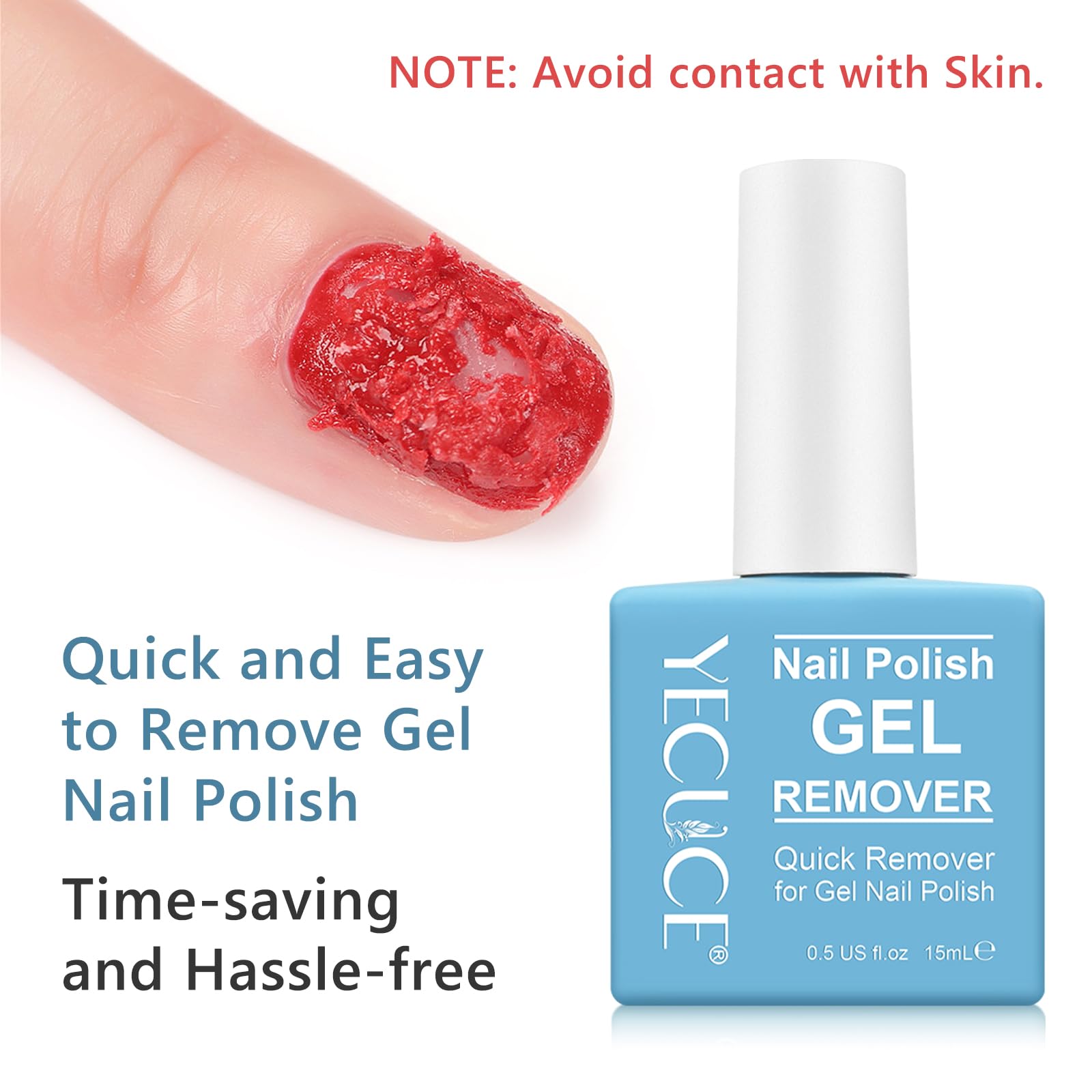 NIFEISHI easy wipe clean after removal on nails