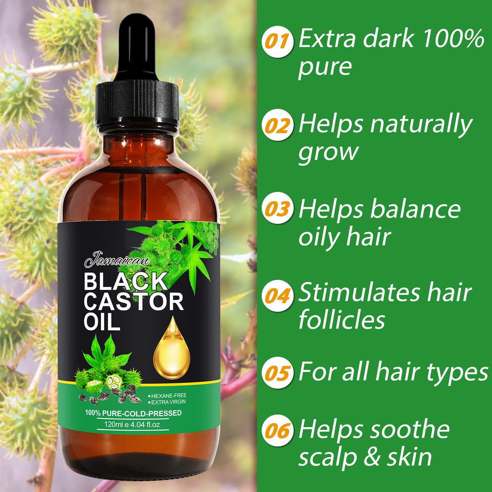 NIFEISHI castor oil routine for eyelashes and eyebrows care