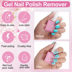 NIFEISHI remover waiting time emphasized at 2–5 minutes.