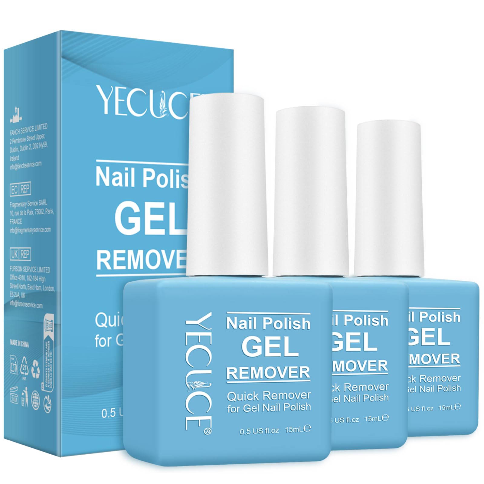 NIFEISHI gel polish remover applying a thin layer for quick lift