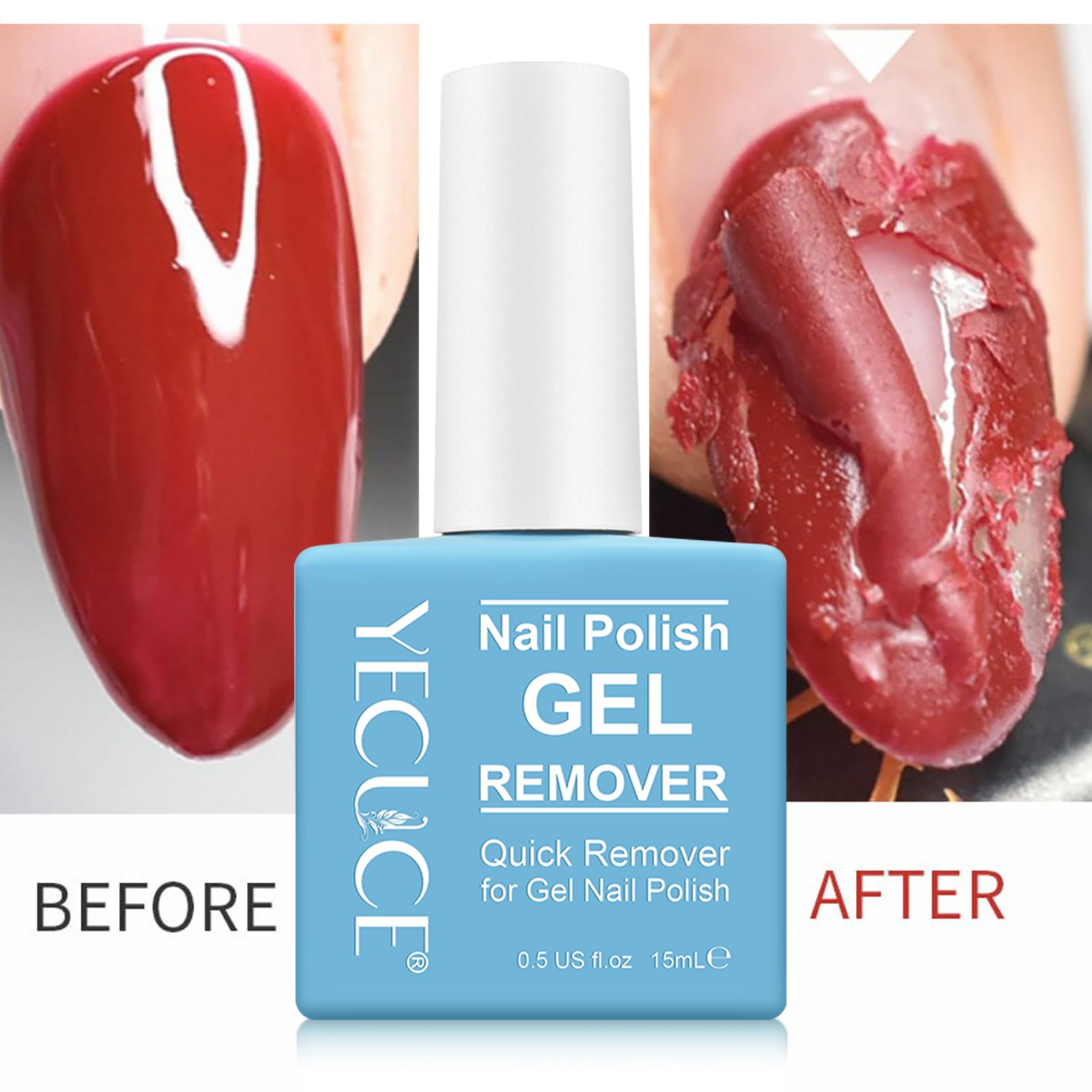 NIFEISHI remover waiting 3–5 minutes to lift gel polish easily