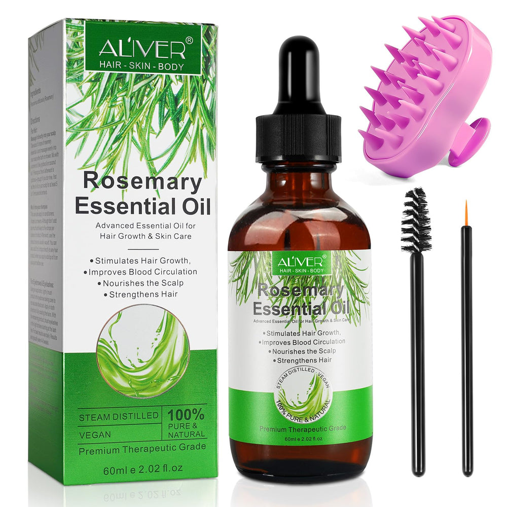 NIFEISHI Organic Rosemary Oil bottle for hair and skin nourishment.