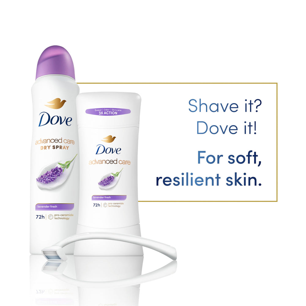 Night-time application of Dove Advanced Care for overnight protection
