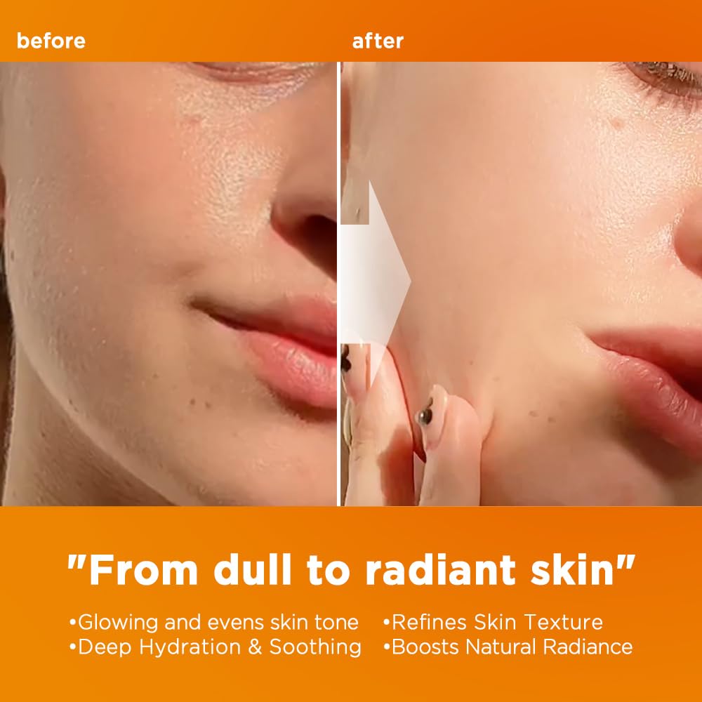 Nightingale C Toning Mask application hint demonstrating gentle night-time glow