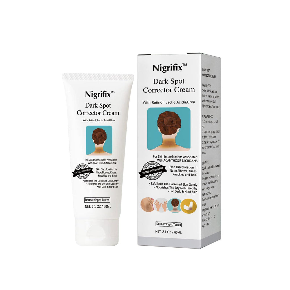 Nigrifix therapy cream bottle front for gentle dark spot care.
