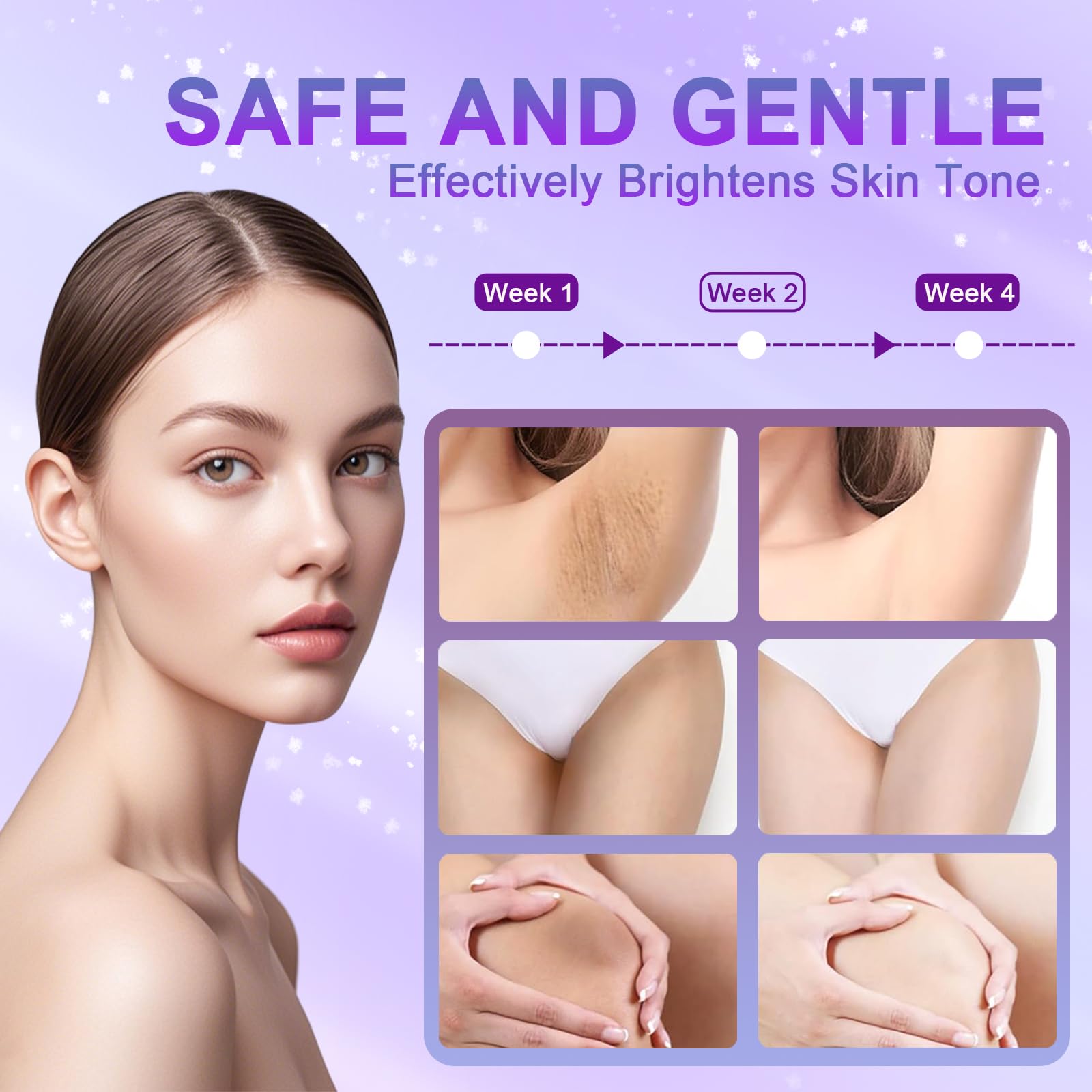 Nigwedete Armpit lightening cream absorbs quickly and cleanly.
