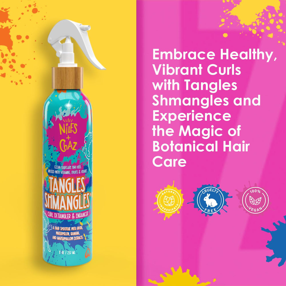 Healthy-looking curls with improved manageability after using Tangles Shmangles