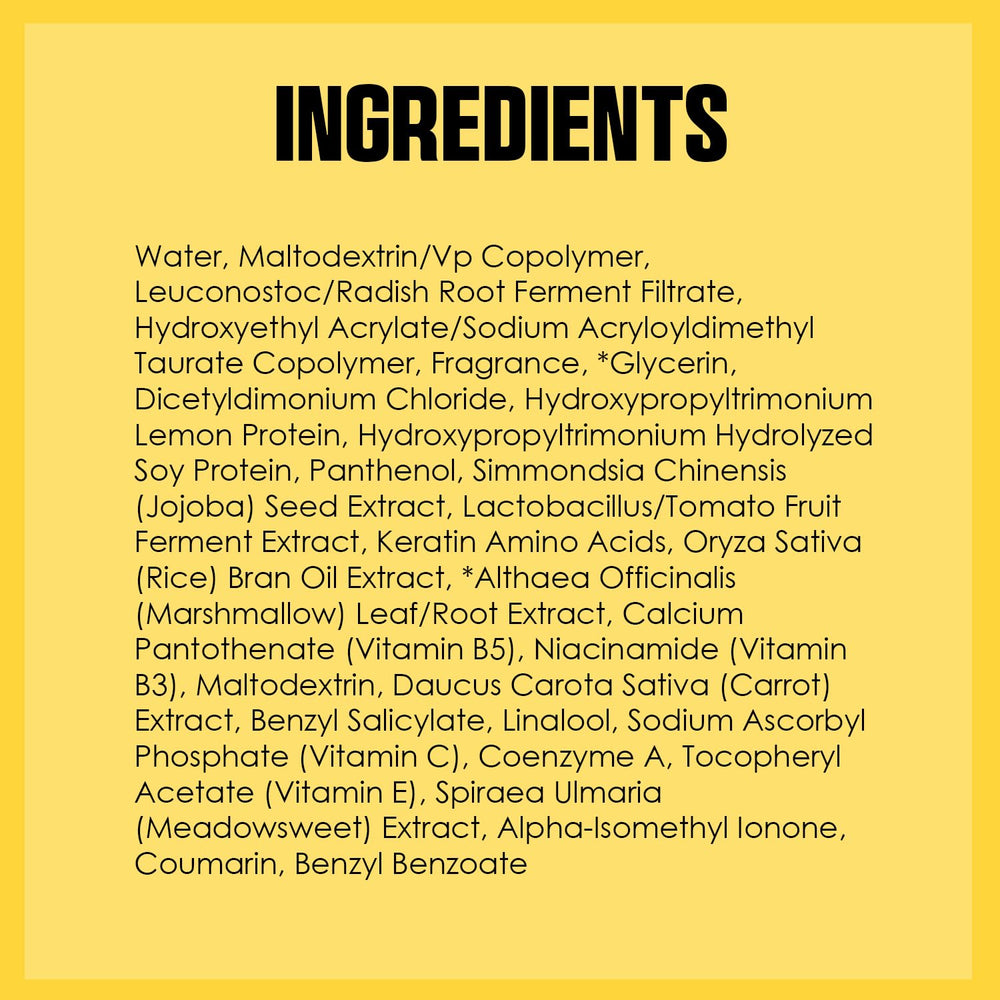 Niles + Chaz plant-based ingredients label highlights natural formulation.