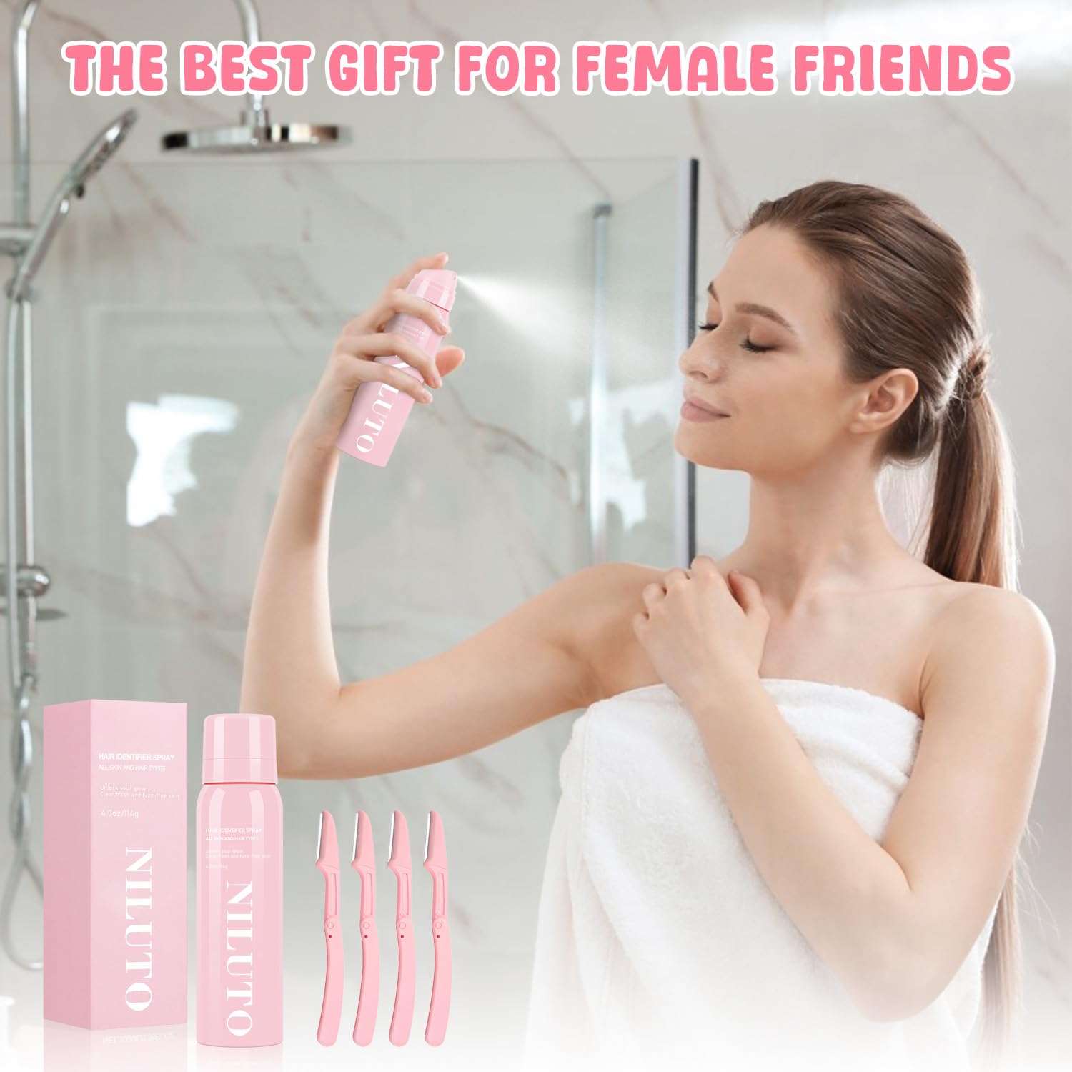 Niluto after-use skin feels refreshed and moisturized.