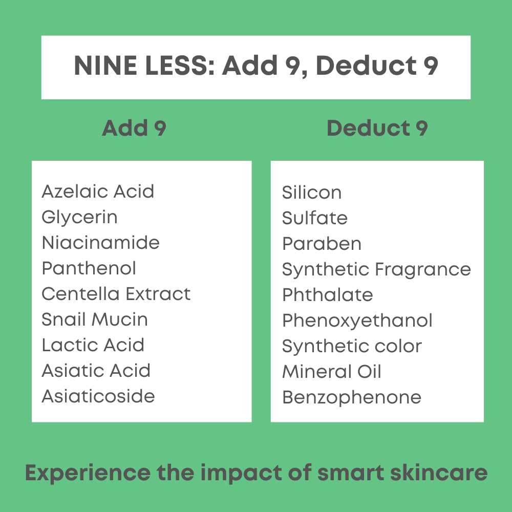 NINELESS A-Control after-use glow with even complexion in natural light