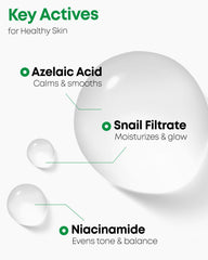 Applying toner on skin with a cotton pad to calm redness.