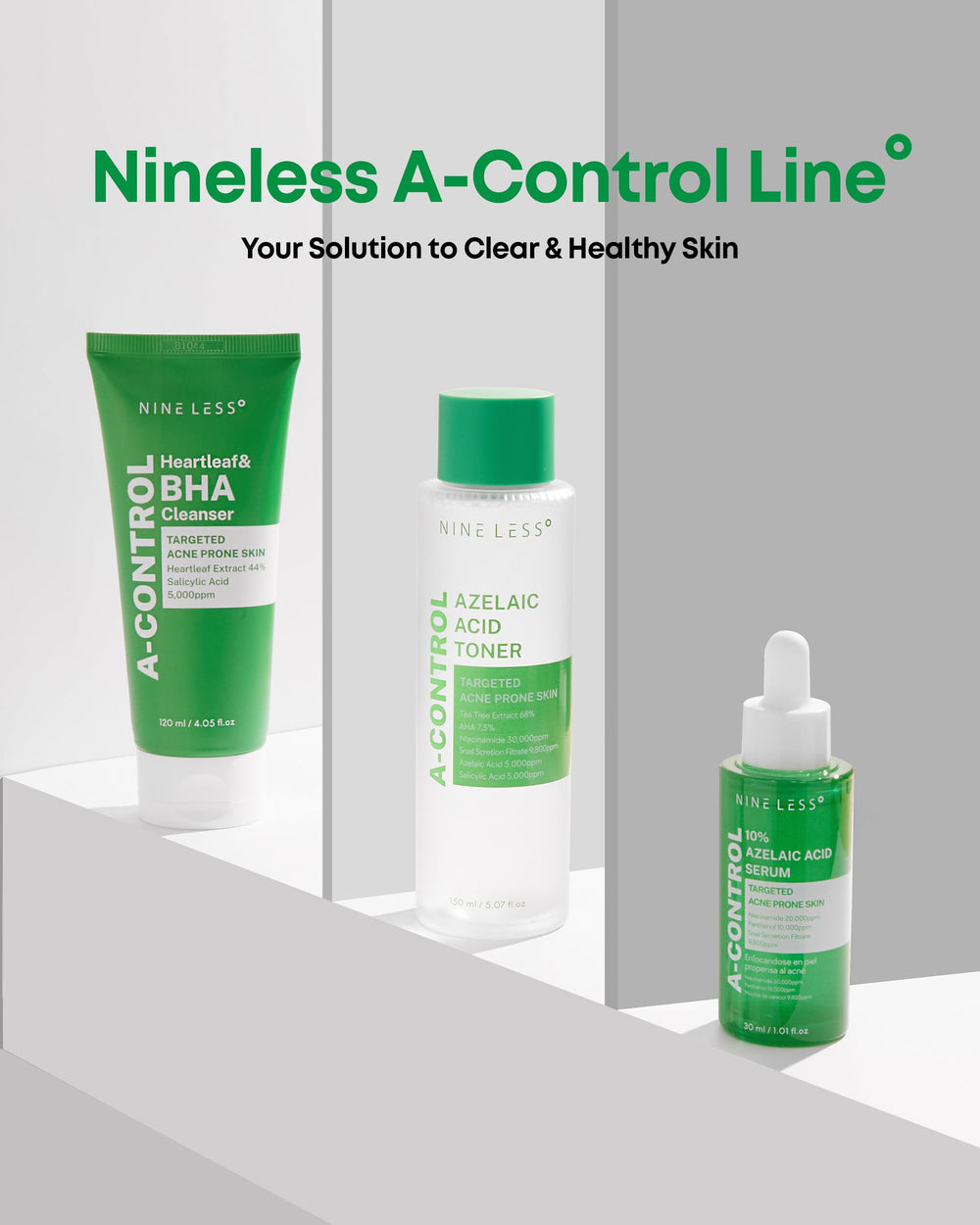 Niacinamide and azelaic acid benefits for dark spots on skin.