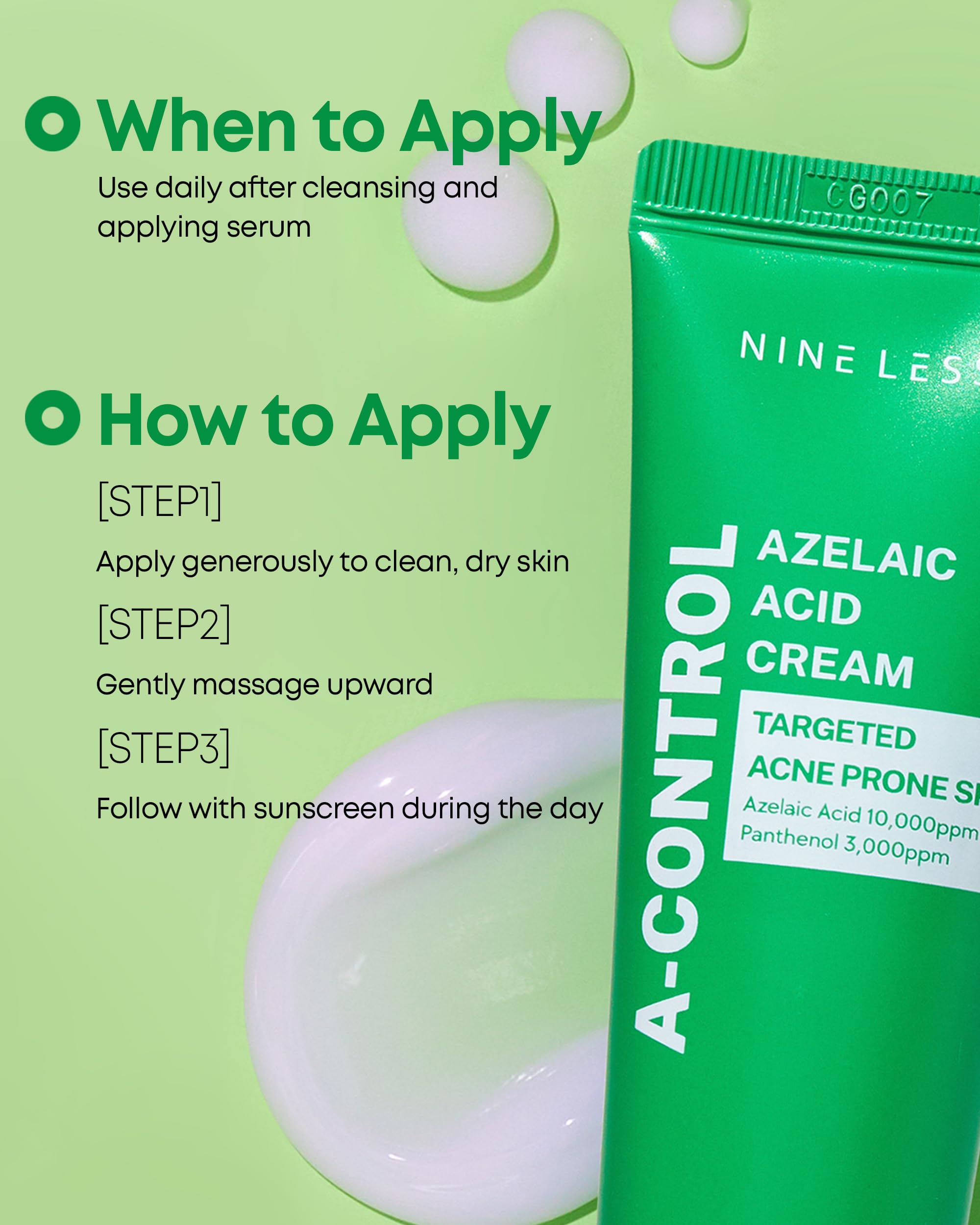 NINELESS Centella Asiatica element highlights soothing recovery for irritated skin