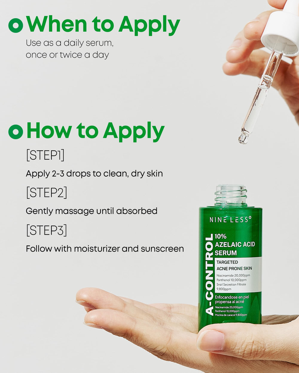 Sustainable packaging design hints at eco-friendly bottle and travel-friendly use.