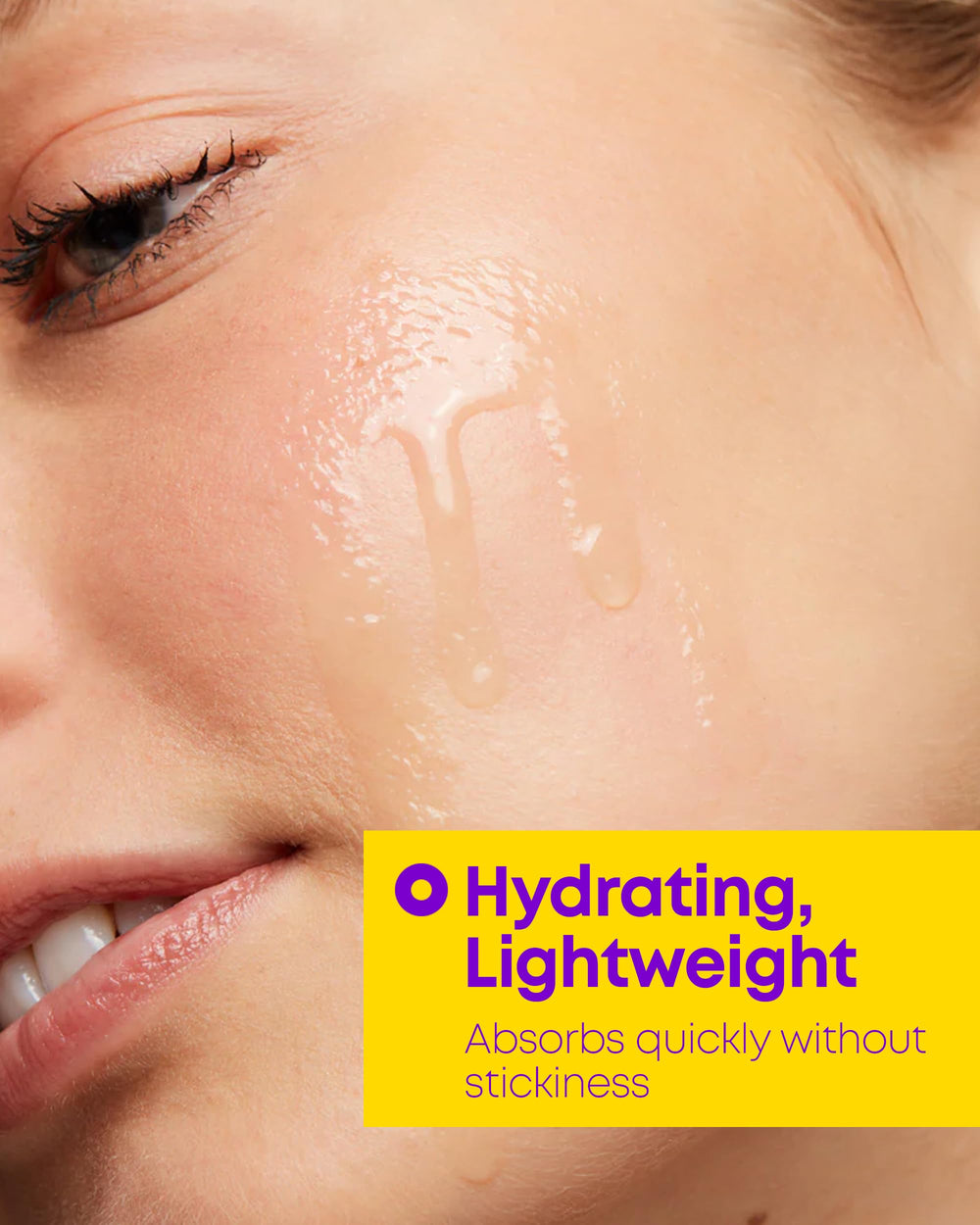 NINELESS alcohol-free formula bottle suitable for sensitive or dry skin.